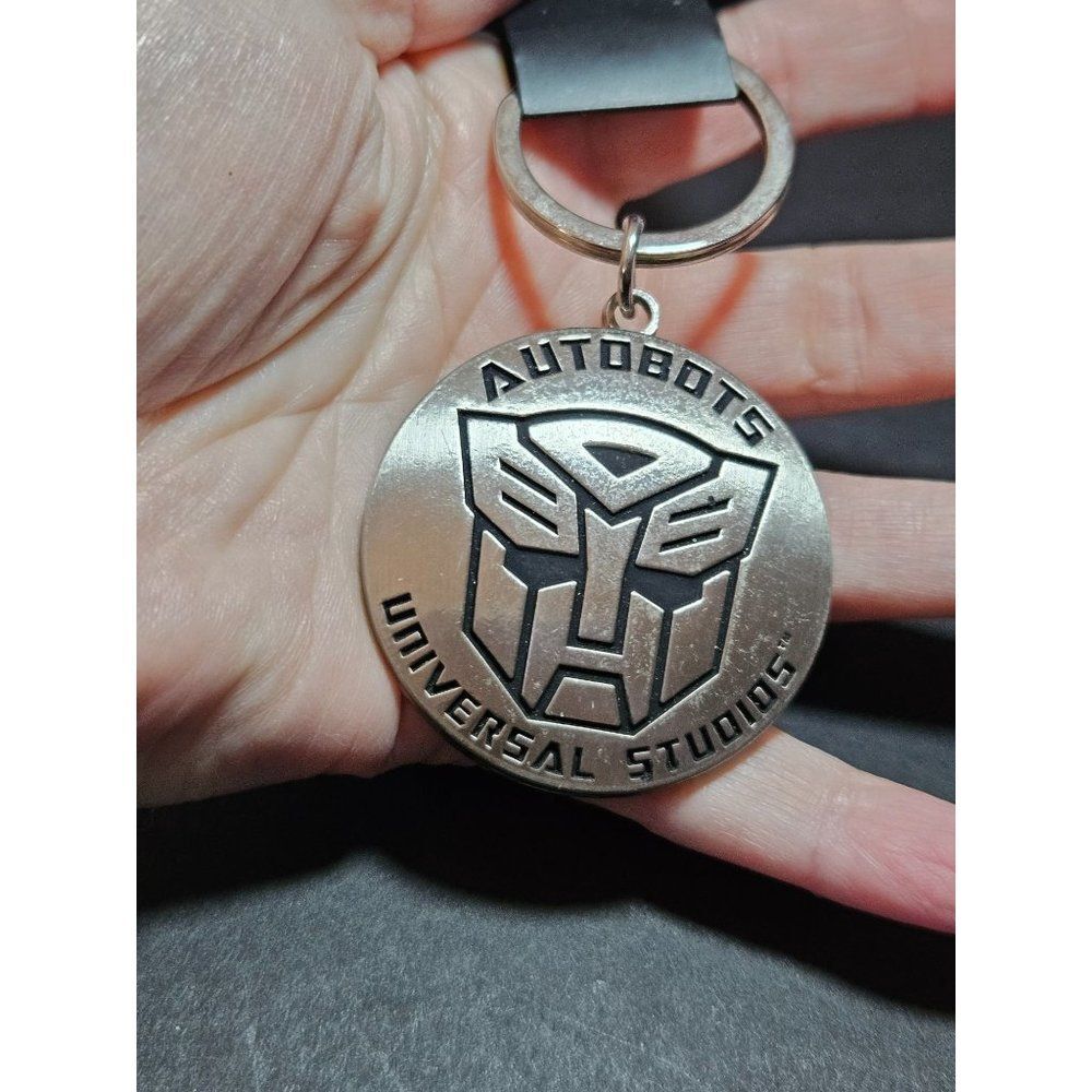 Autobots silver tone keychain